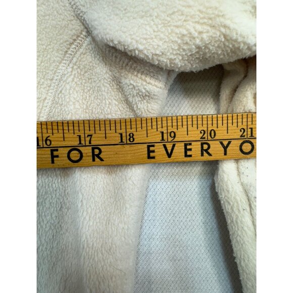 Cabelas Womens Outerwear Fleece Jacket Size M Beige Zip Pockets - Picture 7 of 13